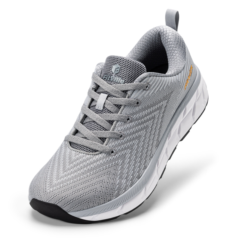 Breathable Mesh Athletic Shoes - FitVille Erkek Geniş Kalıp Spor Ayakkabılar
