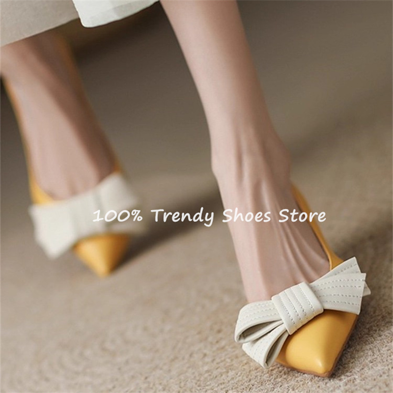 Sandals - Kelebek Düğüm Dekorlu Kadınlar İçin Giymeli