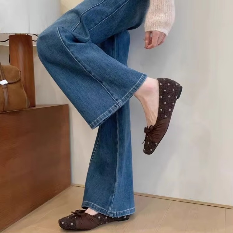 Kadın Puantiyeli Yün Babet, Ka - Women'S Shoes incelemesi ve fiyatı