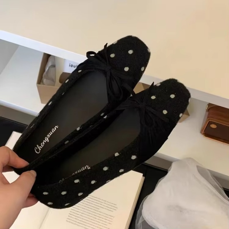 Kadın Puantiyeli Yün Babet, Ka - Women'S Shoes incelemesi ve fiyatı