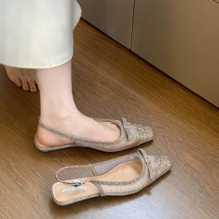 Simli Taşlı Fiyonklu Slingback - Sandals incelemesi ve fiyatı