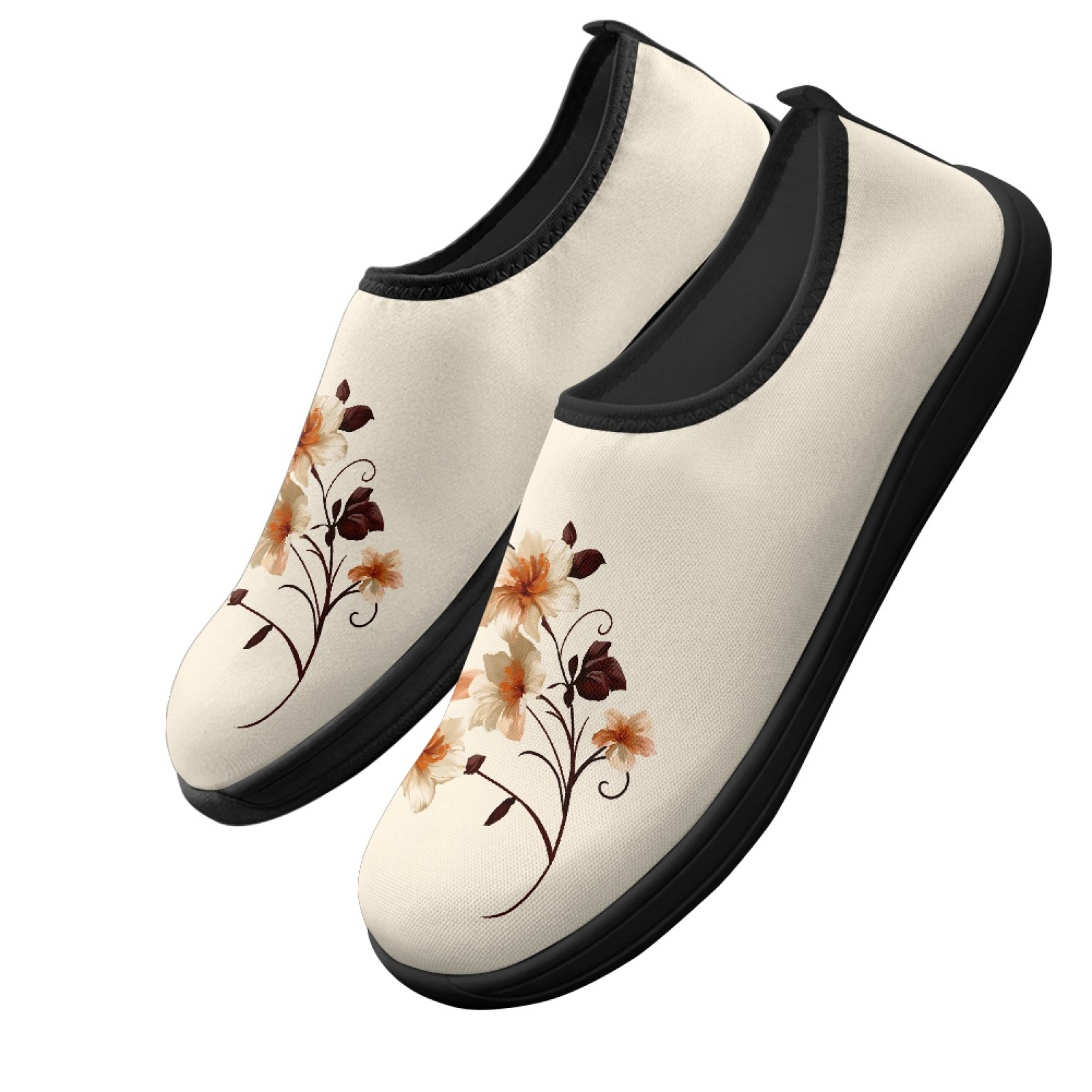 PENSTROLL Turuncu Çiçek Desenl - Wide Toe Box Running Sneakers incelemesi ve fiyatı