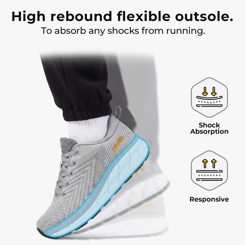 FitVille Erkek Geniş Kalıp Spo - Breathable Mesh Athletic Shoes incelemesi ve fiyatı