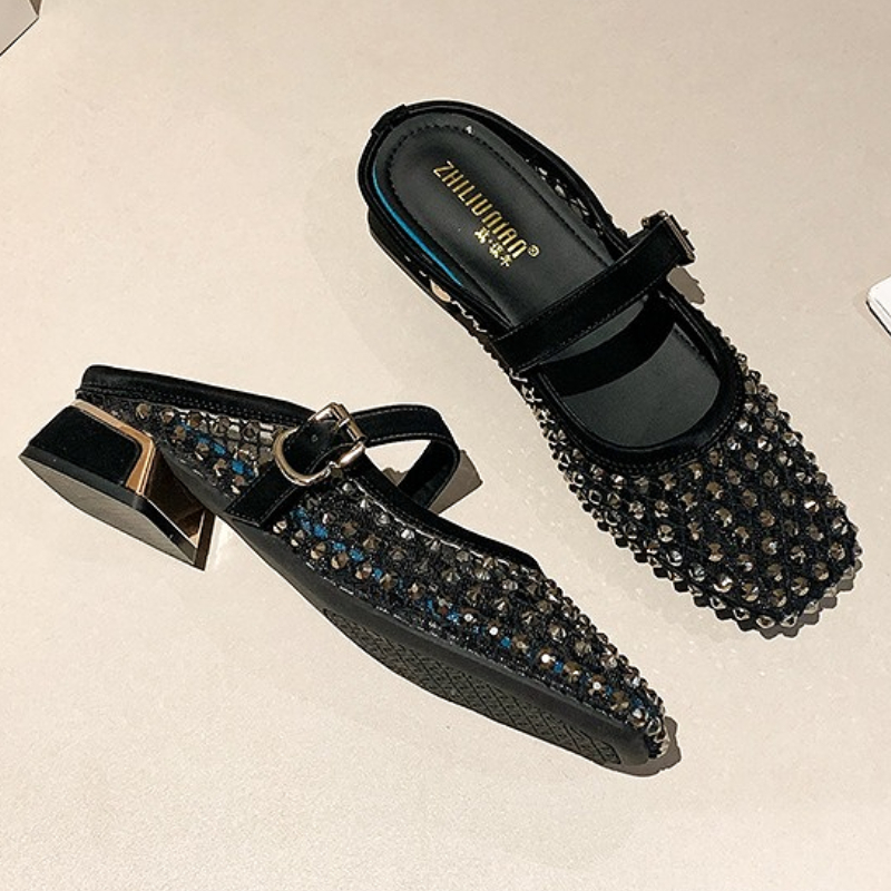 Örgü Taklidi Kalın Topuklu Ter - Sandals incelemesi ve fiyatı