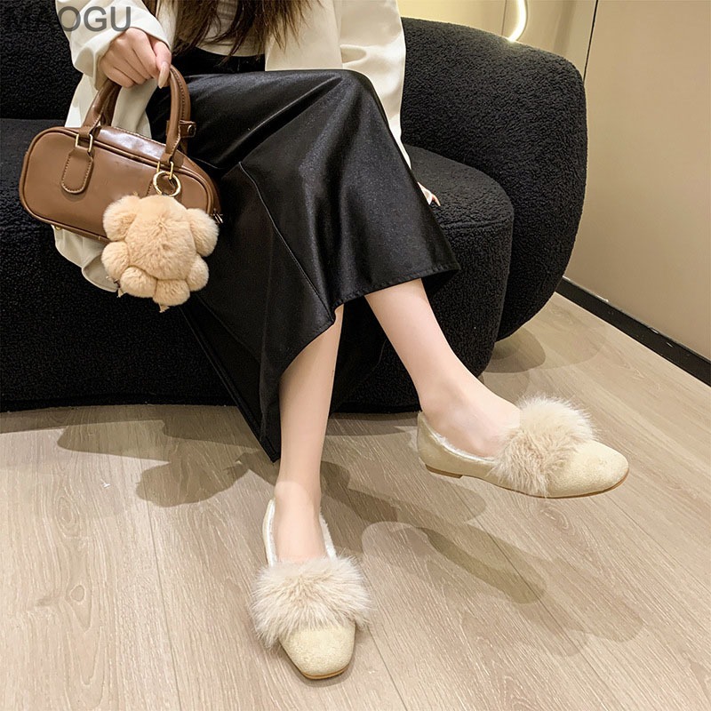 Kadın Peluş Düz Ayakkabılar 20 - Heels incelemesi ve fiyatı
