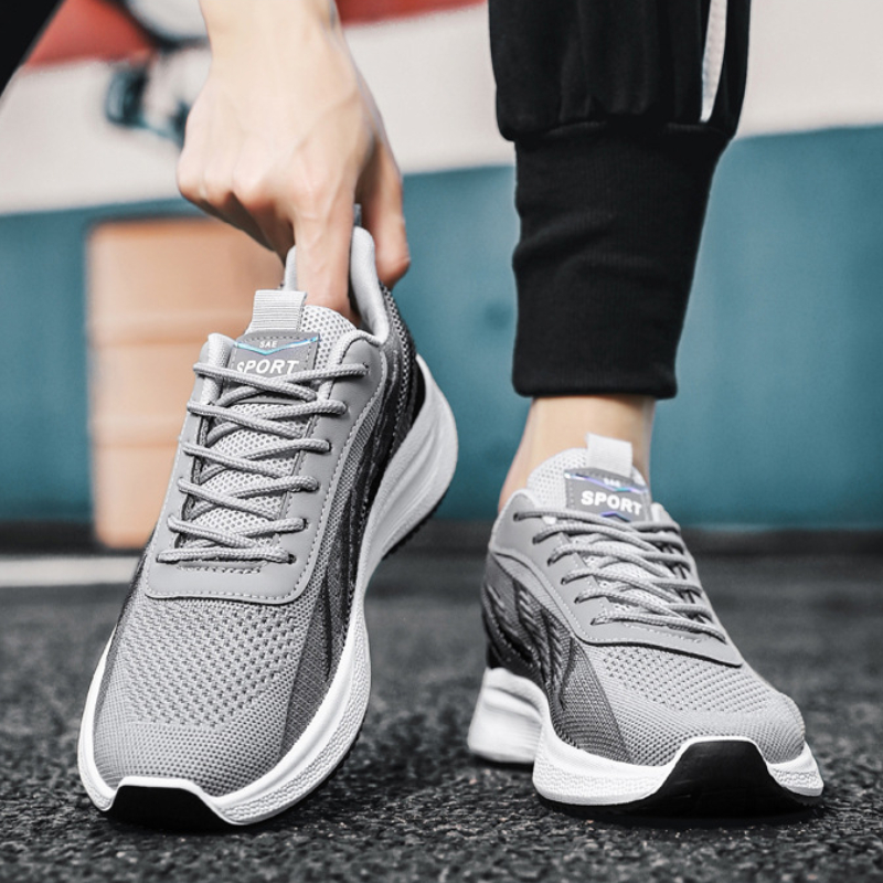 designer running shoes man bre - Knit Fabric Lace Up Sneakers incelemesi ve fiyatı